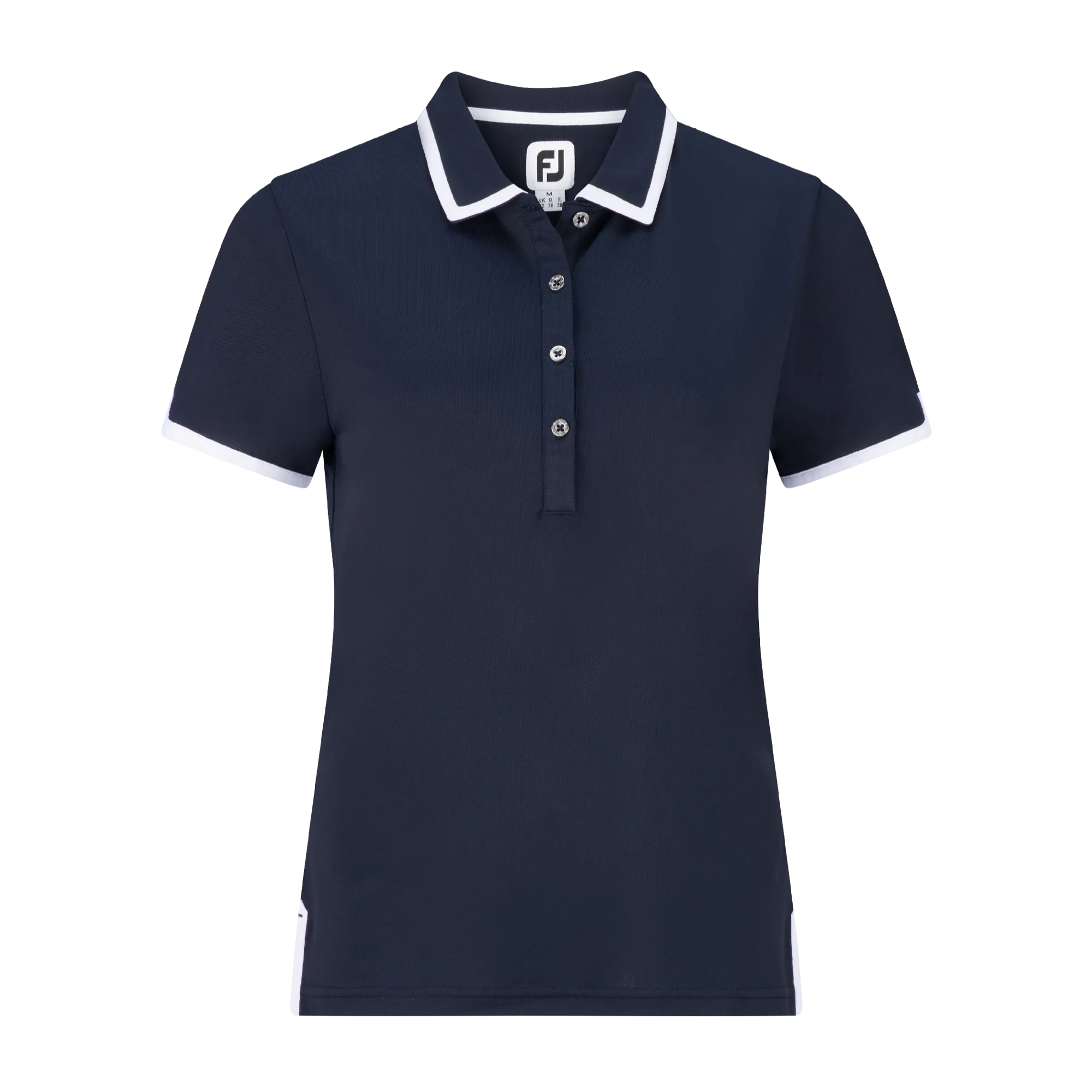 2023 FootJoy Women's Pique Solid Polo - Navy/White