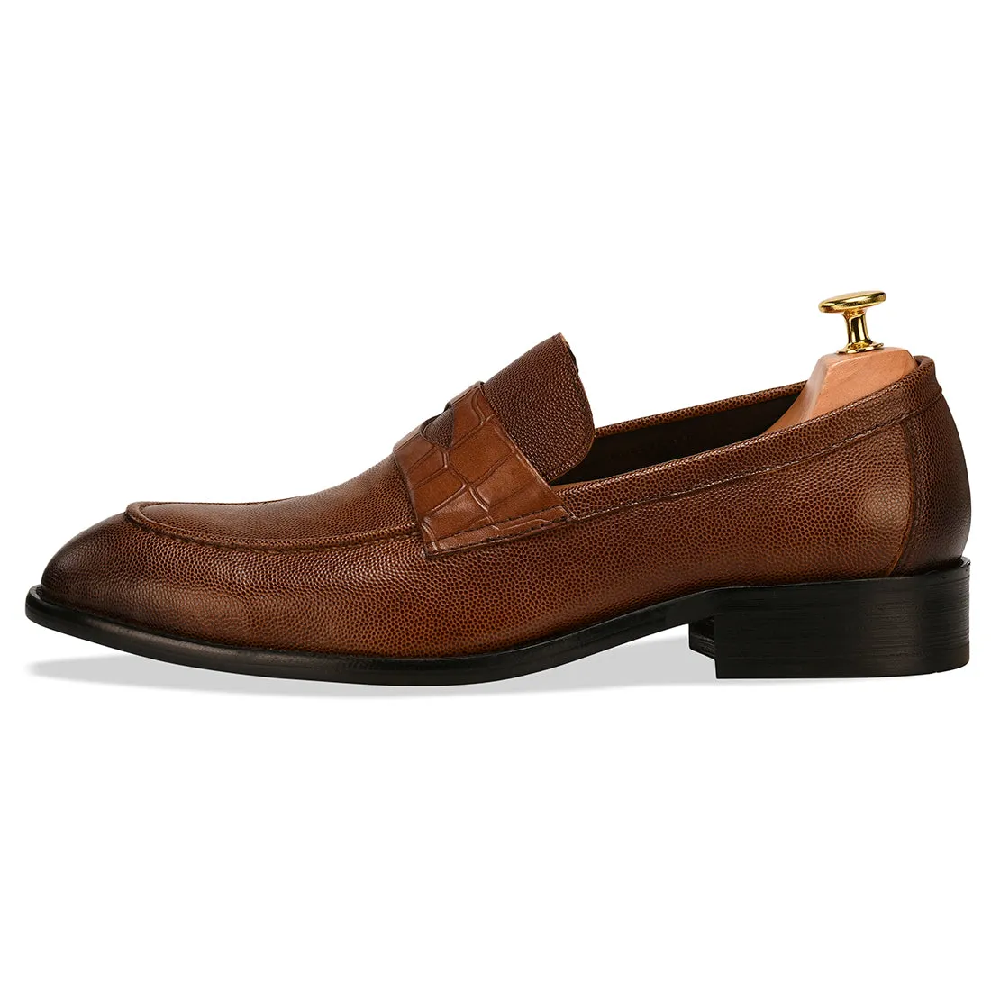 Alexander Tan Brown Loafers