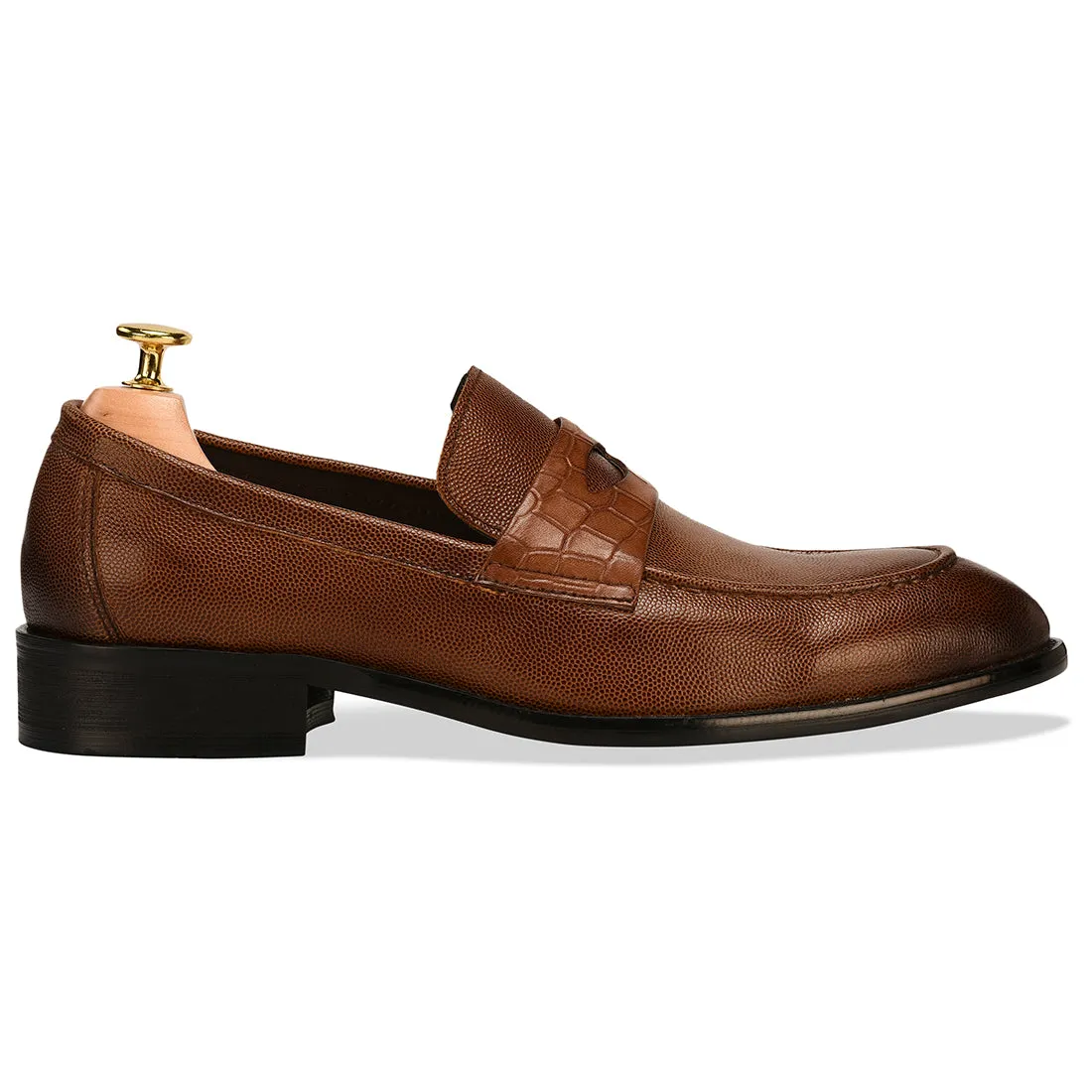 Alexander Tan Brown Loafers