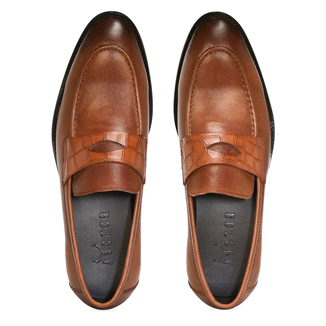 Alexander Tan Brown Loafers