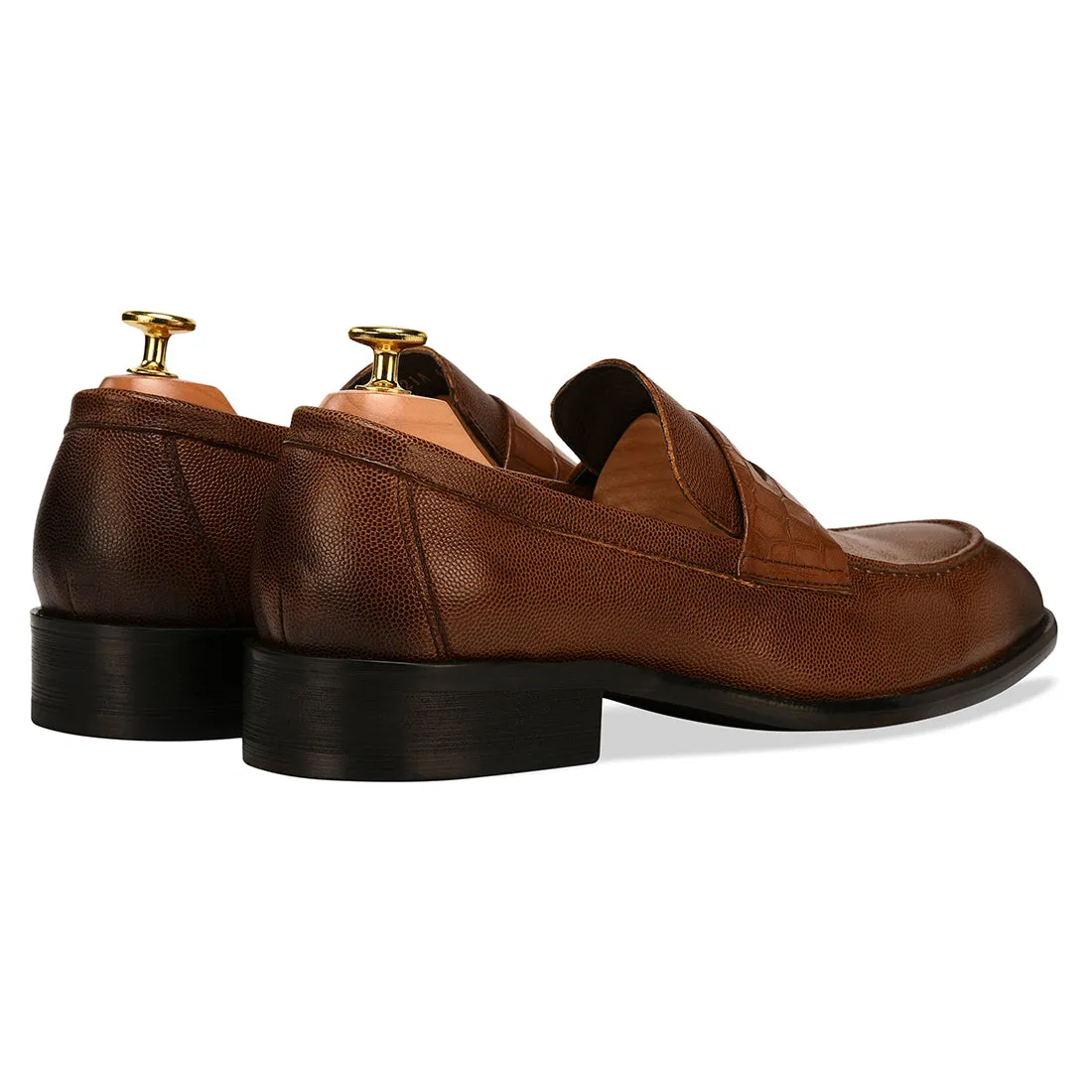 Alexander Tan Brown Loafers