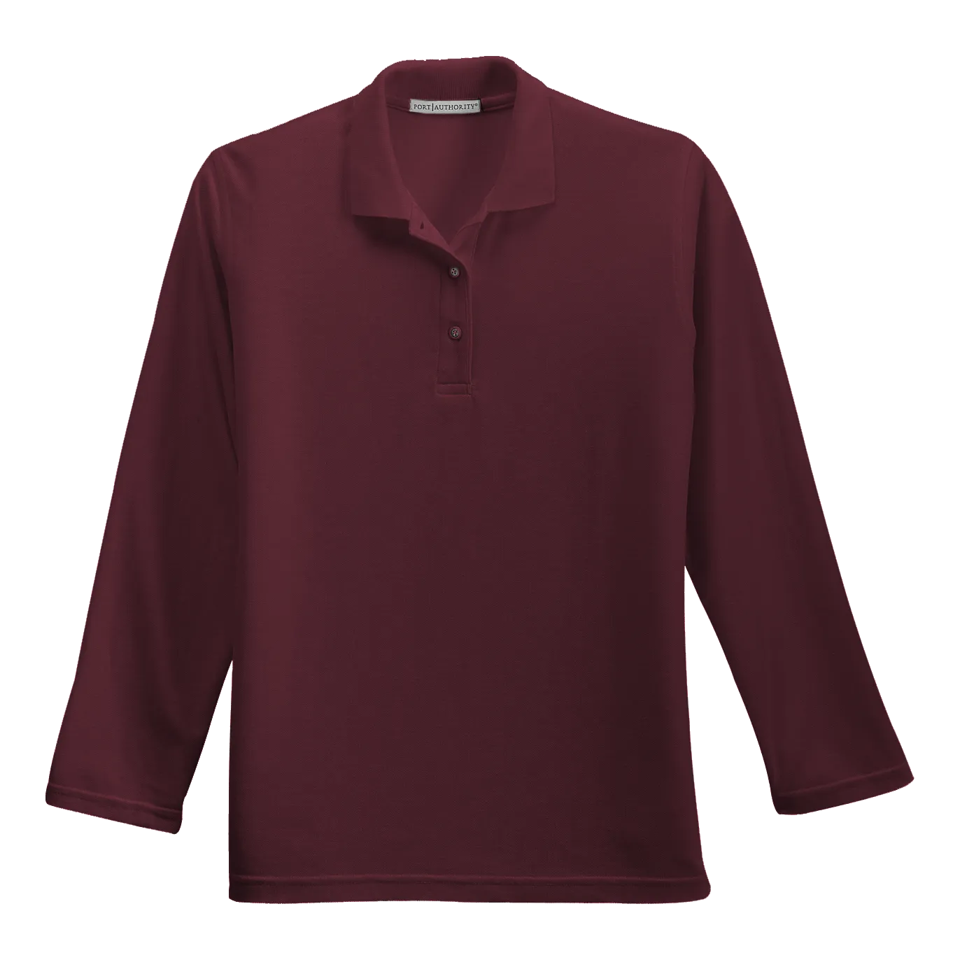 B1308WLS Ladies Silk Touch Long Sleeve Polo