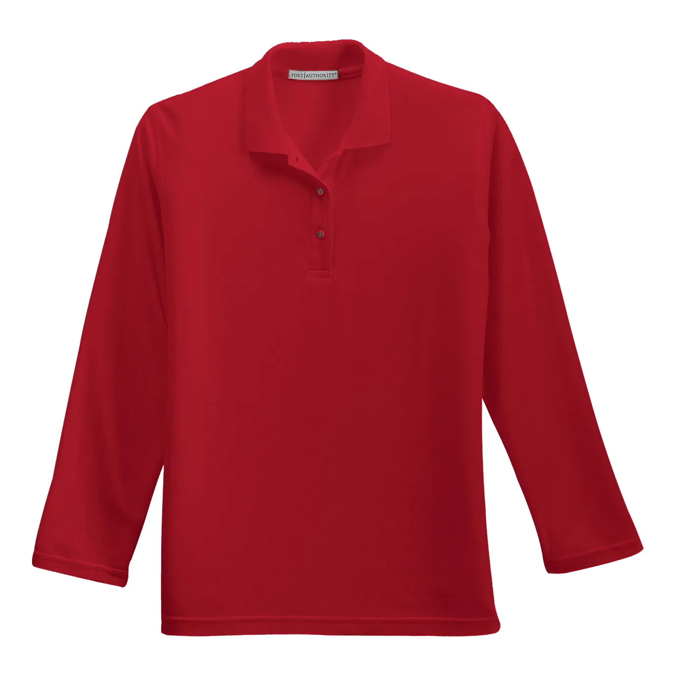 B1308WLS Ladies Silk Touch Long Sleeve Polo