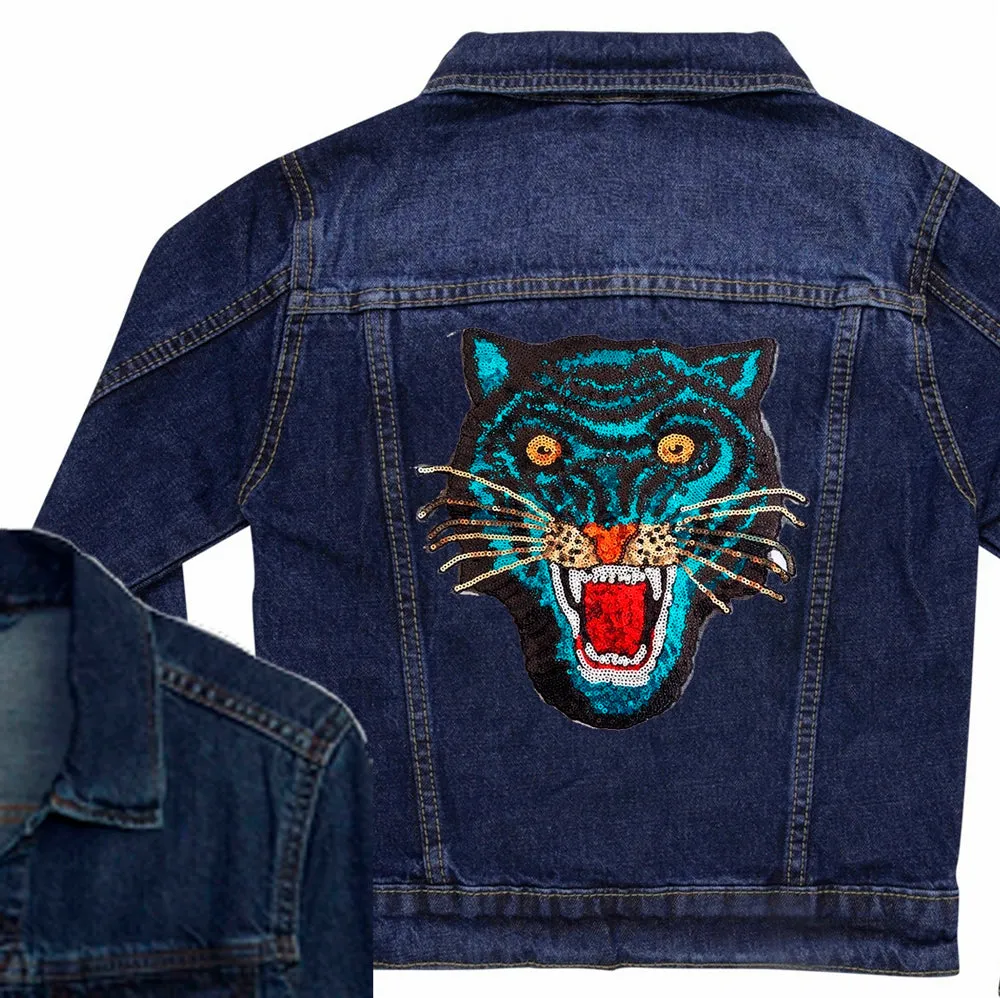 Blue Tiger Denim Jacket