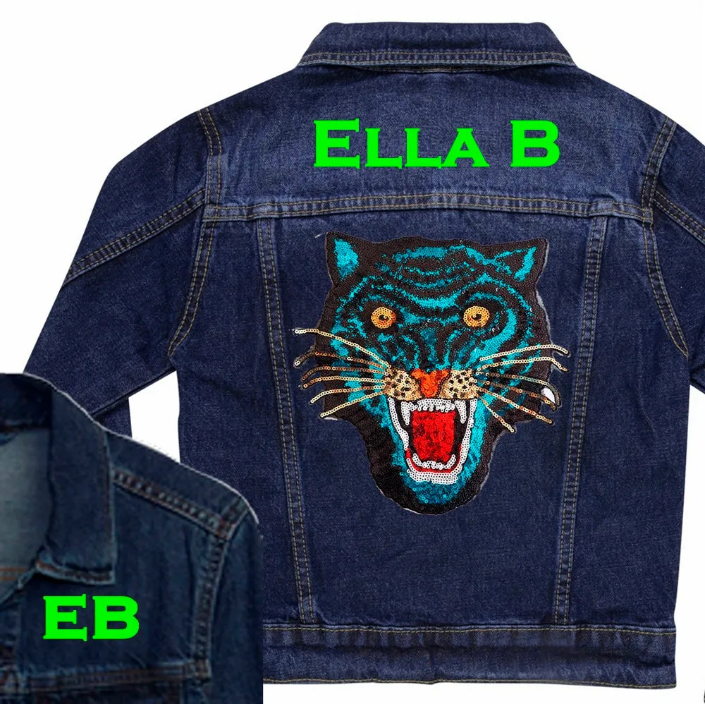 Blue Tiger Denim Jacket