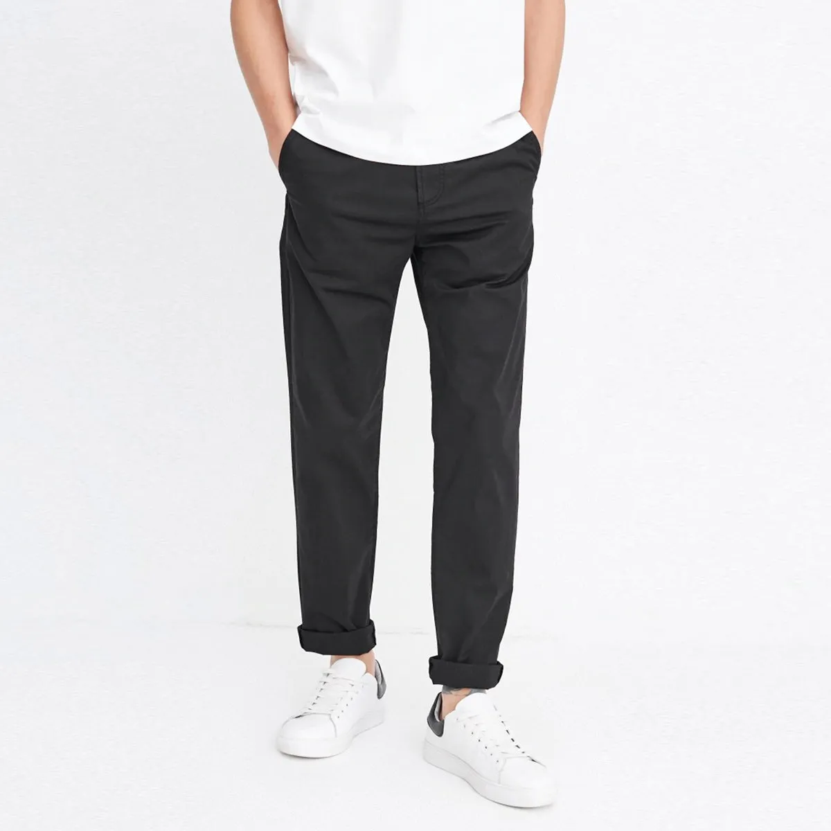 Cotton Stretch Casual Pants