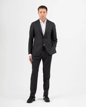 Dakar Wool & cashmere suit - Striped Grey