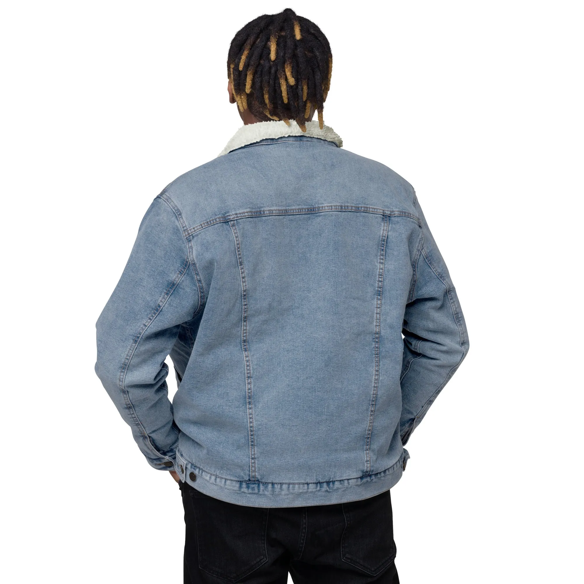 Denim Light For Men (Glamourange Sherpa Denim Jackets Mens)