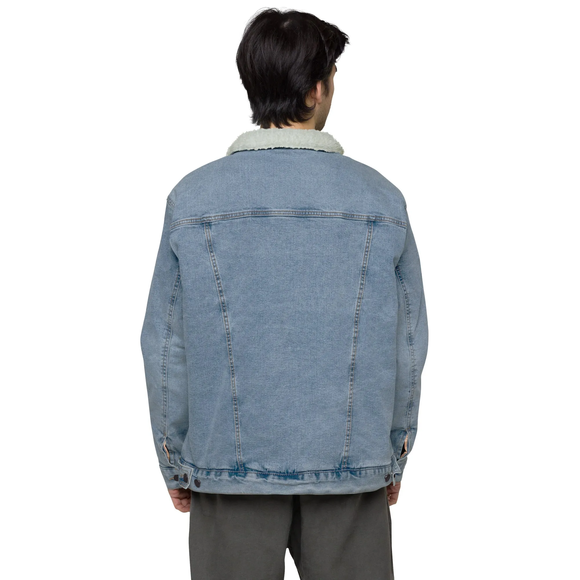 Denim Light For Men (Glamourange Sherpa Denim Jackets Mens)