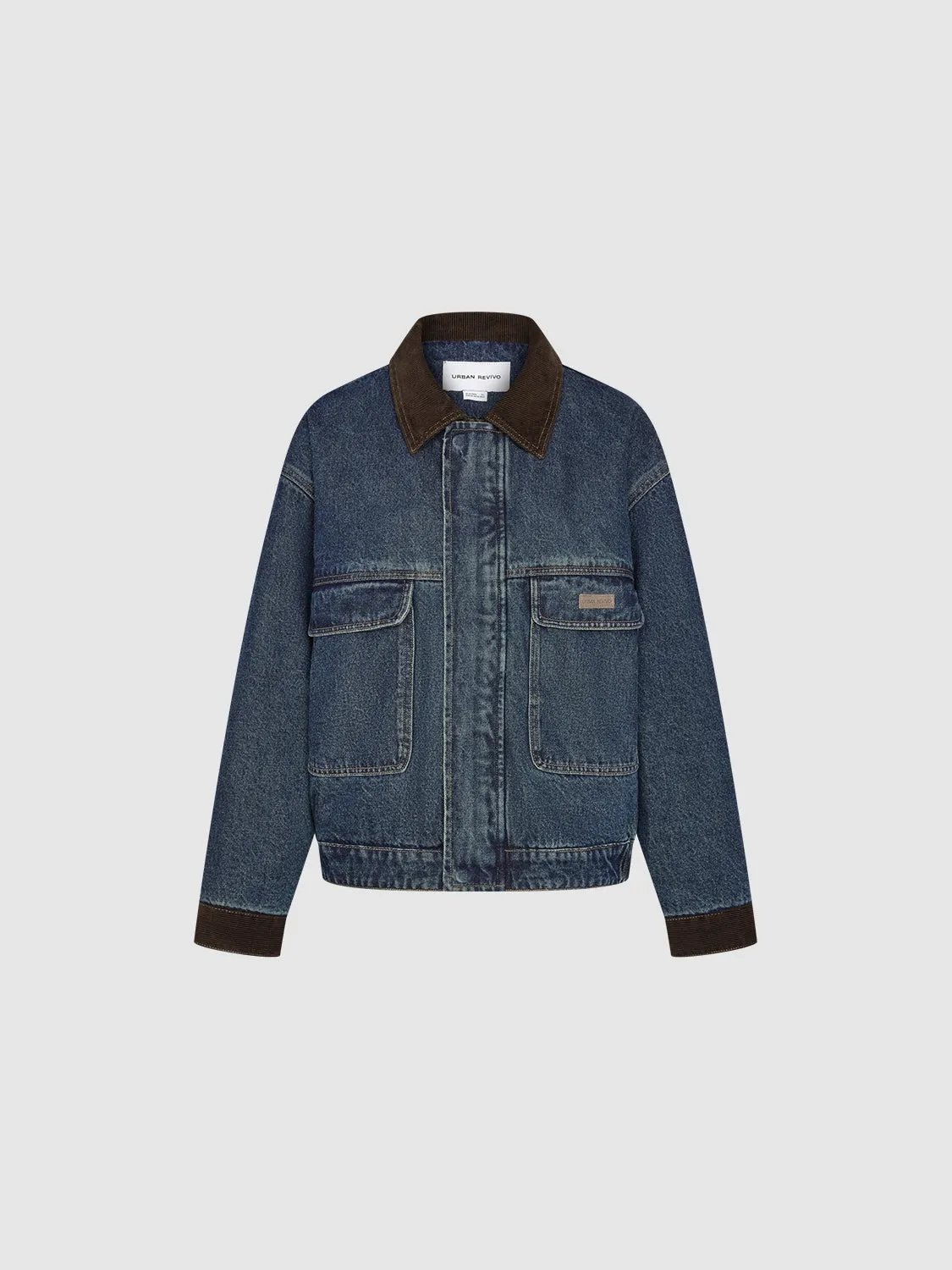 Denim Loose Tracker Jackets