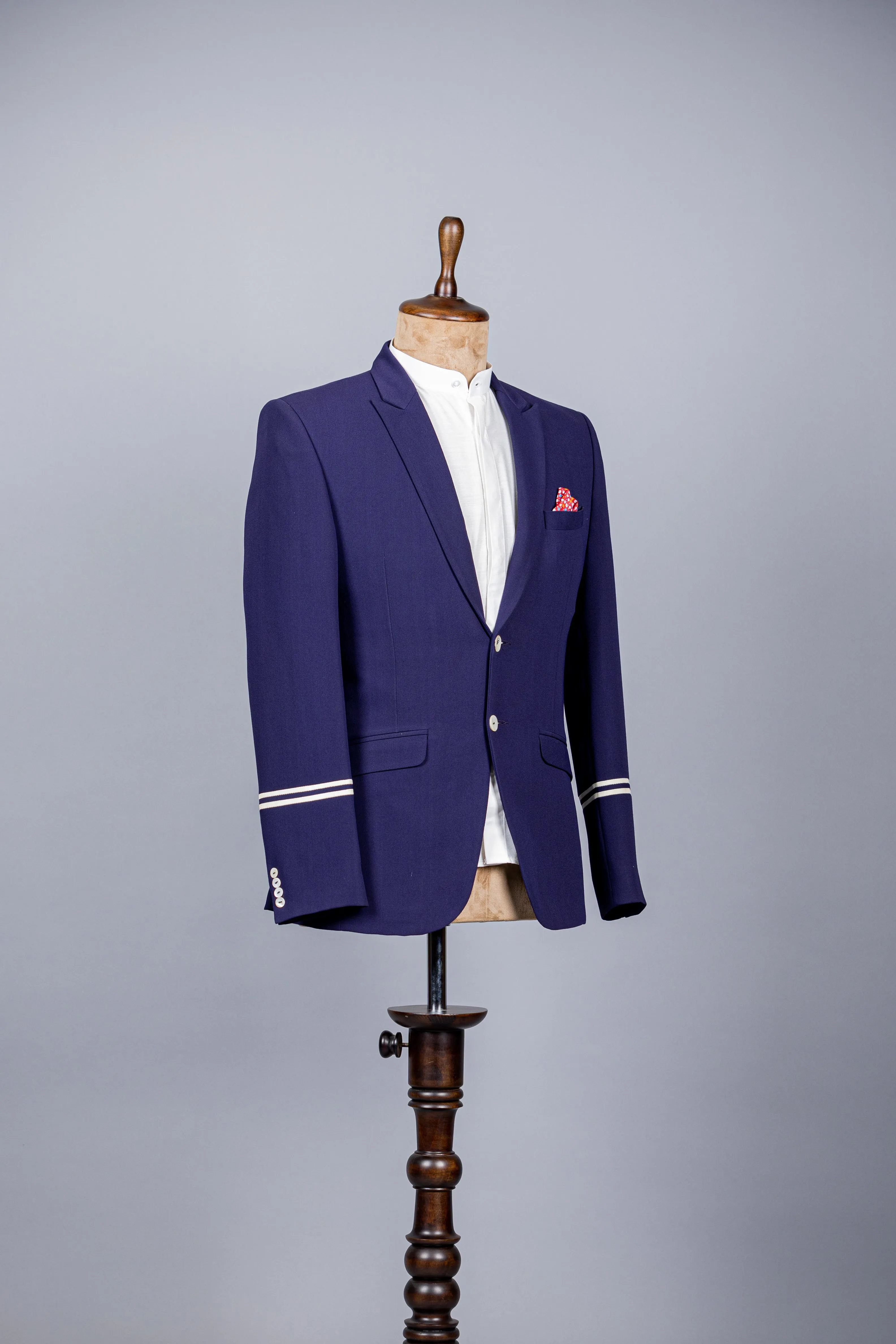 Designer Blue Blazer for Men on Sale Online