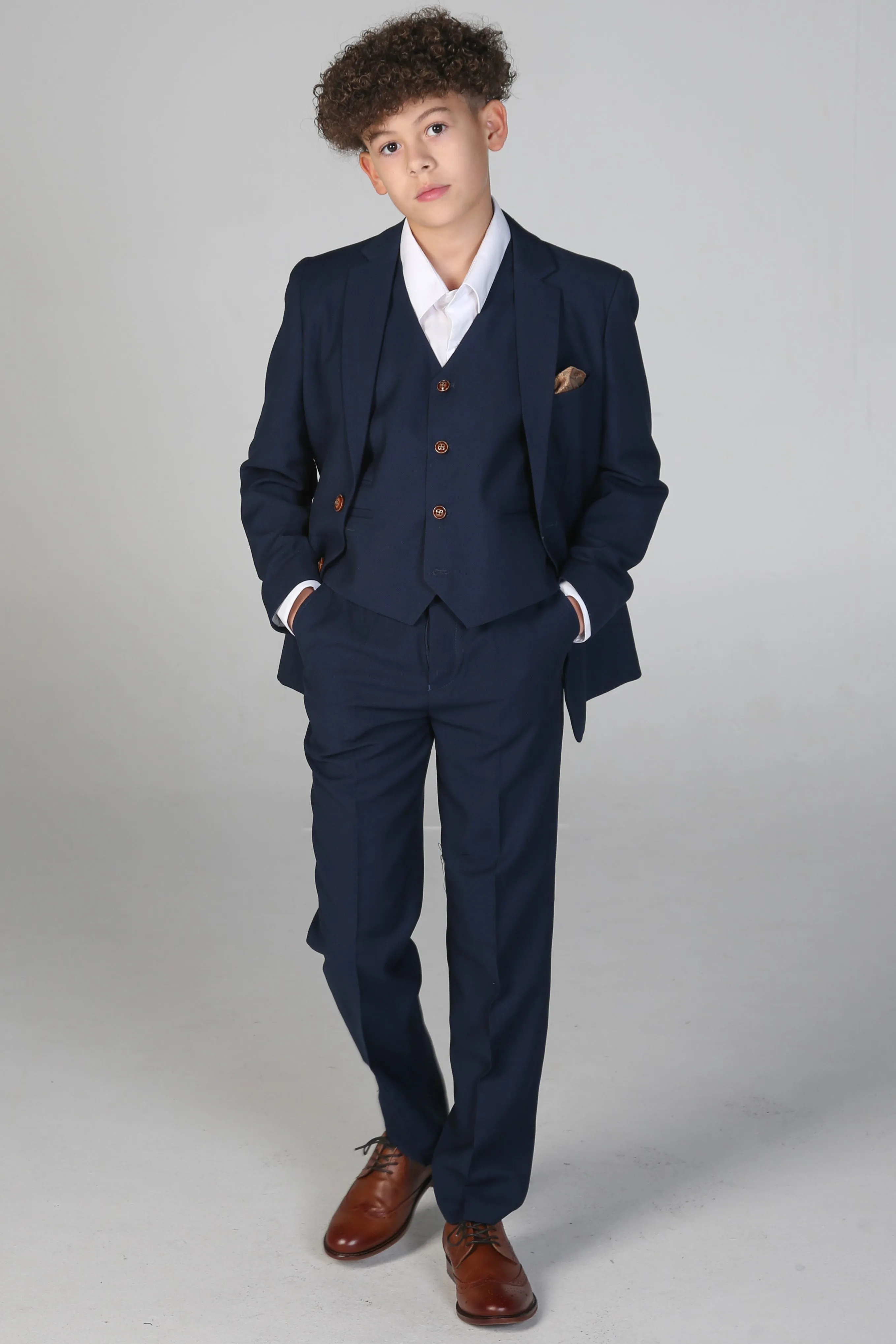 Device - Boy's Mayfair Navy Three Piece Suit