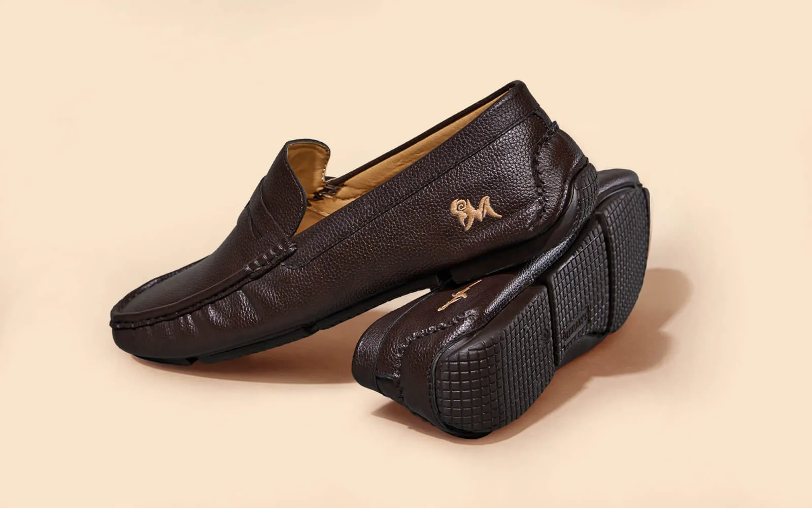 Dress Loafers : Brown