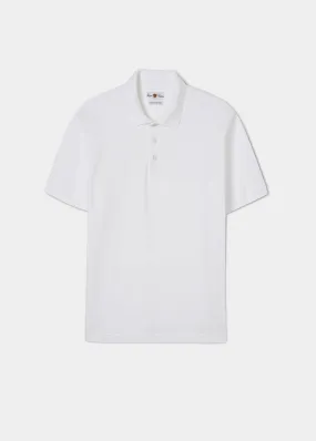 Fritton Pique Polo Shirt In White