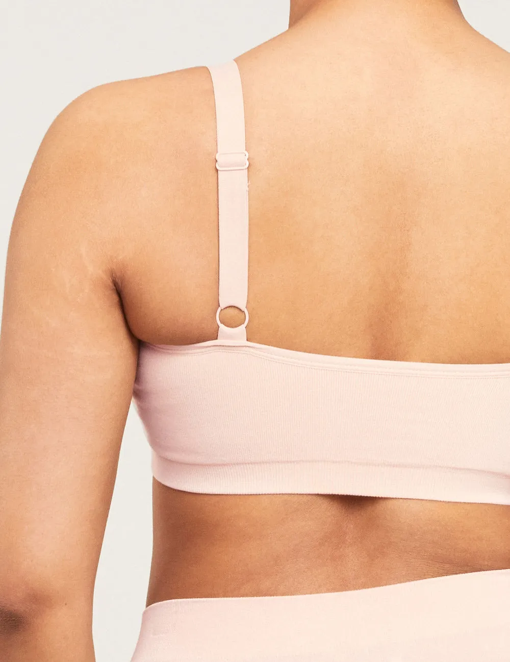 Full Bust Wireless Bra - Nude