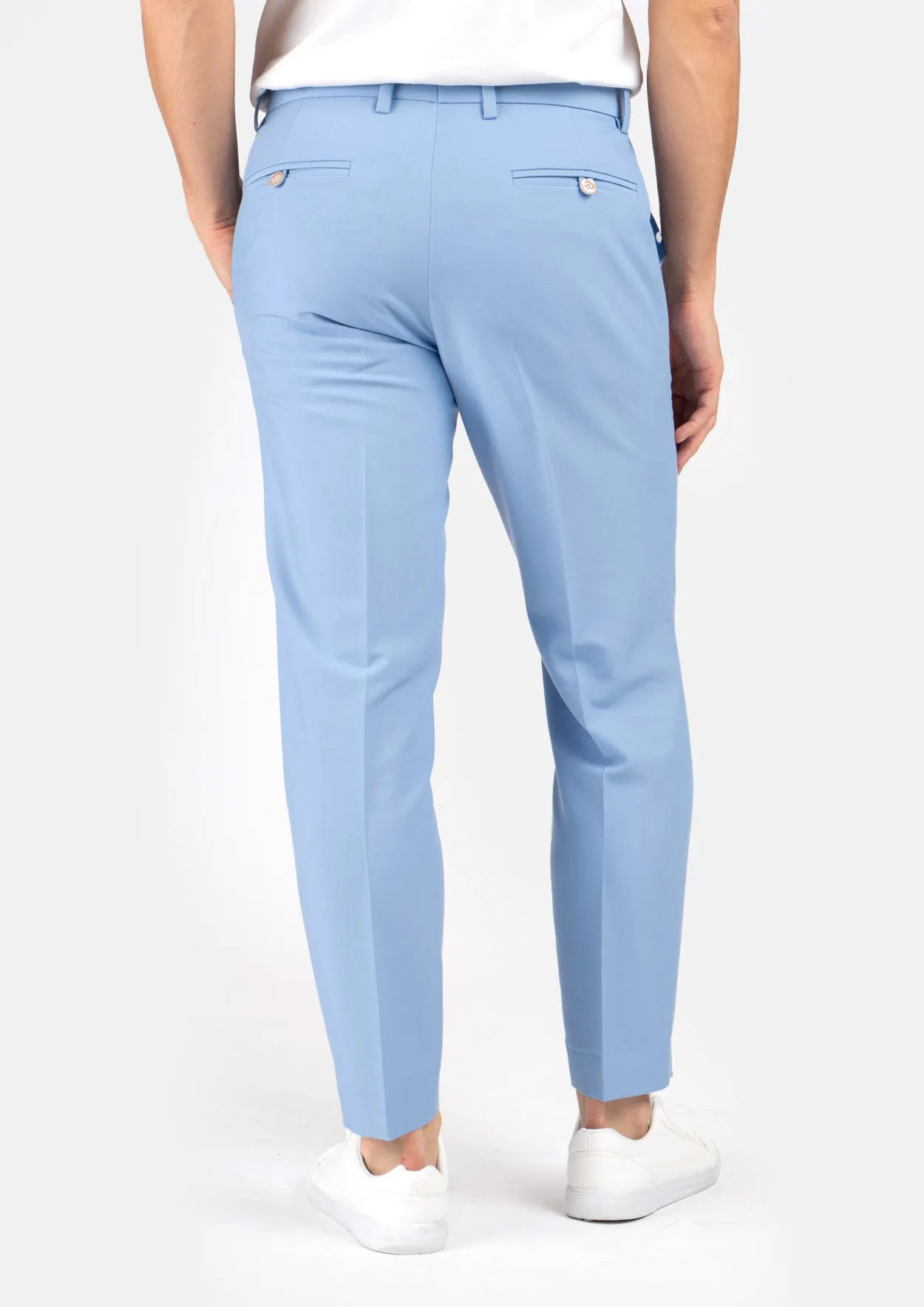 Icy Blue Stretch Pants