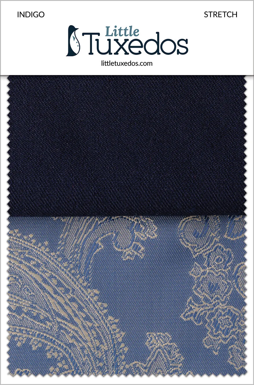 Indigo Stretch Fabric Swatch