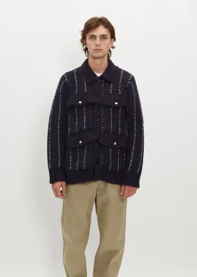 Jacquard Knit Jacket