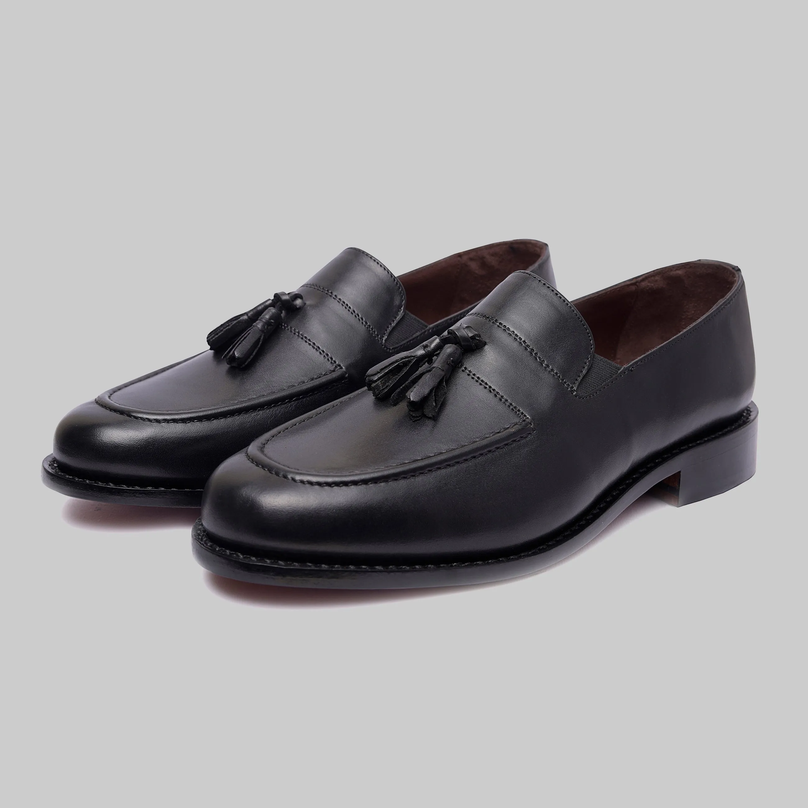 Jager Goodyear Welted Formal Tassel Penny Loafers