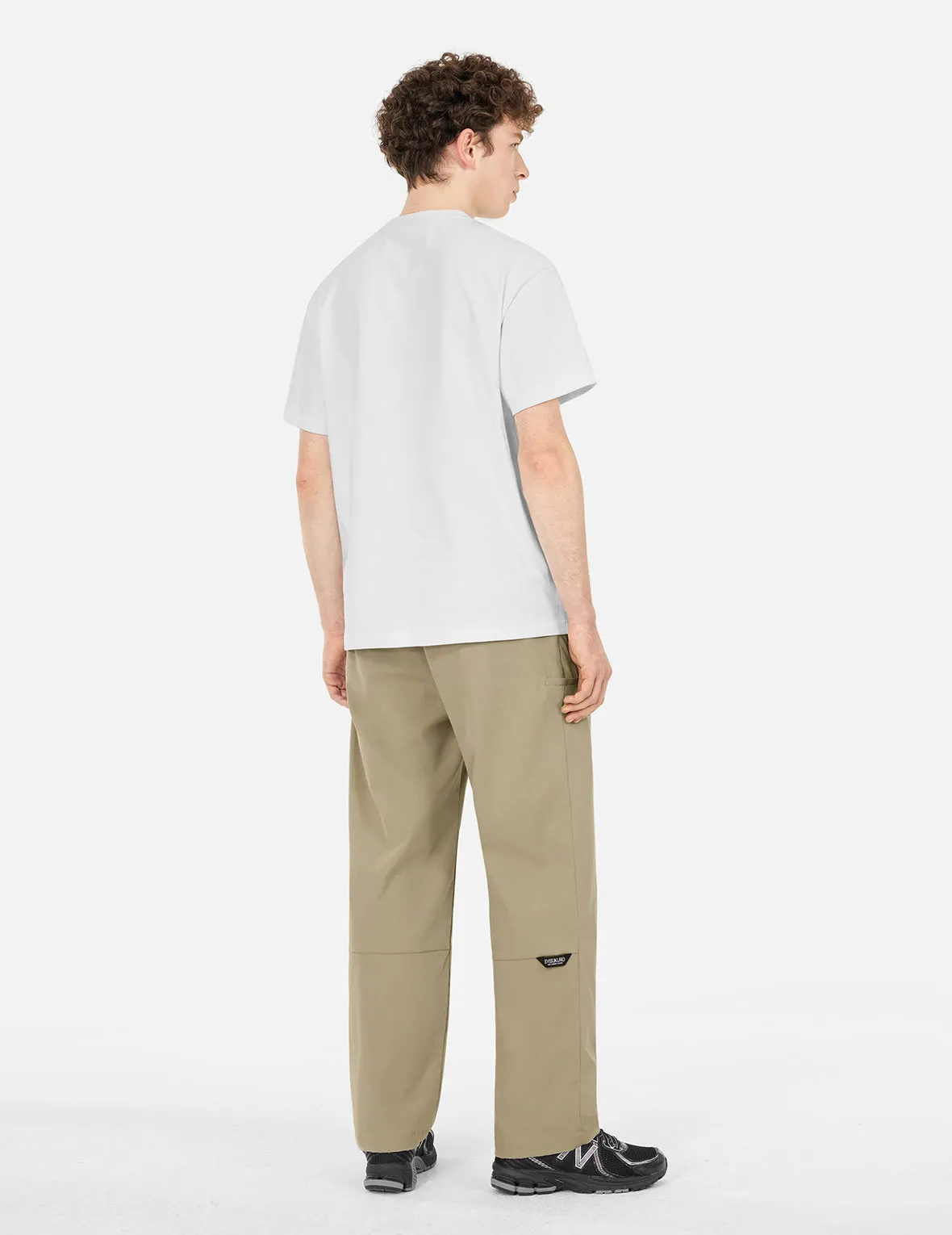 Logo Embroidery Relax Fit Chino Pants