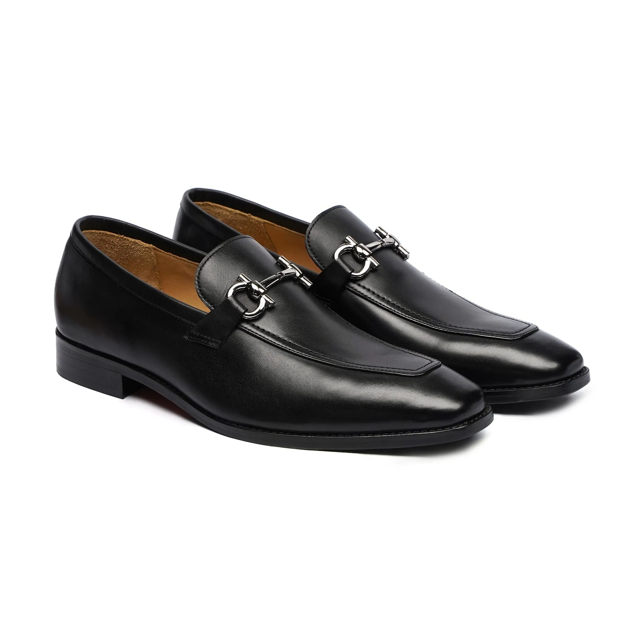 Louis - Men's Black Calf Leather Loafer