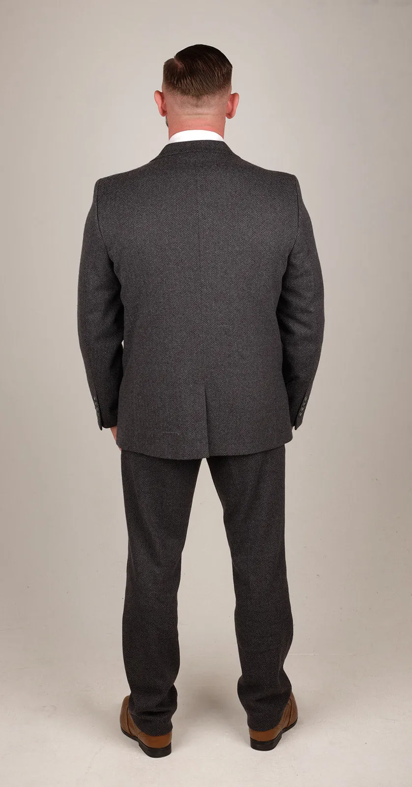 Men's Charcoal-Grey 3 Piece Suit | Wedding Suit | Party Wear | Office Wear