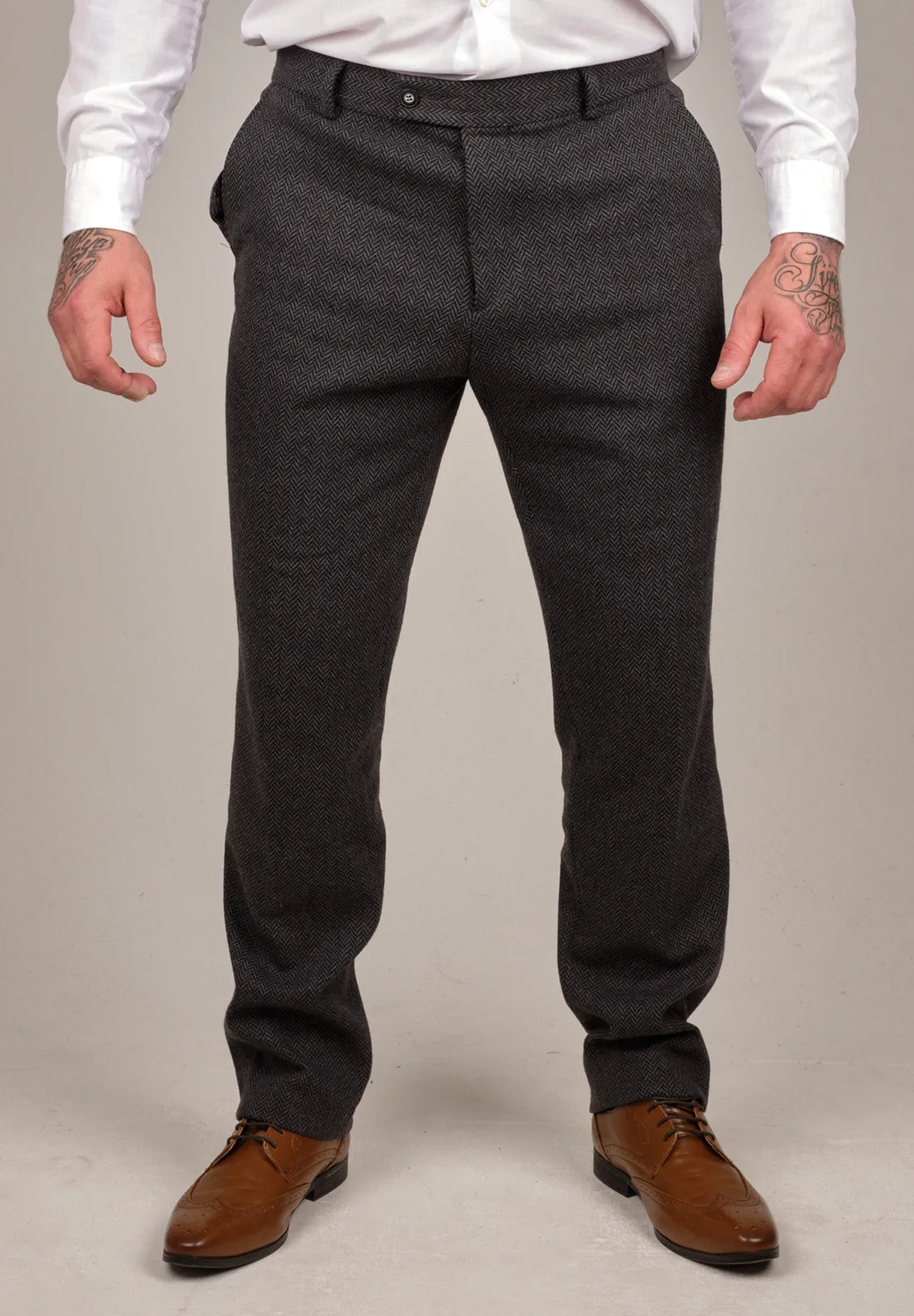 Men's Charcoal-Grey 3 Piece Suit | Wedding Suit | Party Wear | Office Wear