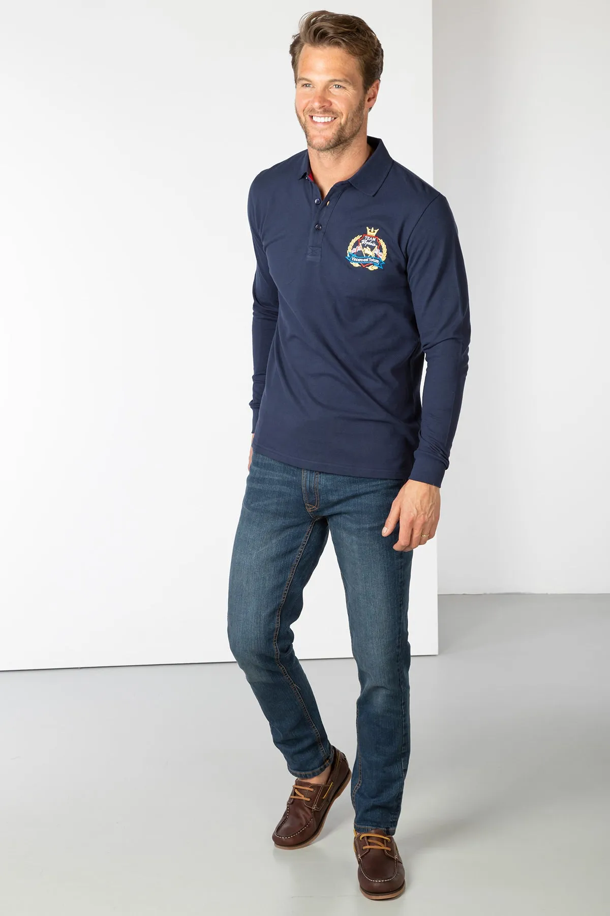 Men's Fordon Long Sleeve Polo Shirt