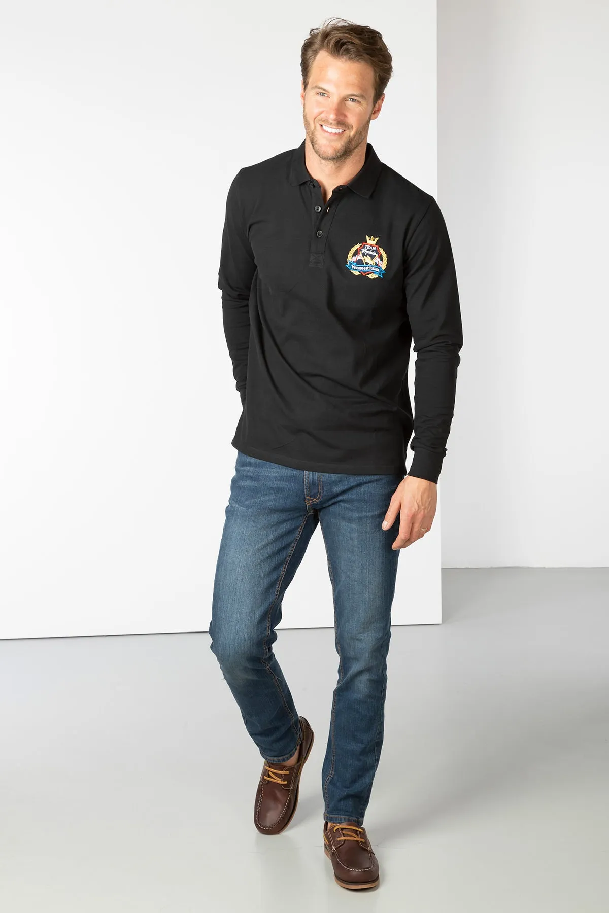 Men's Fordon Long Sleeve Polo Shirt