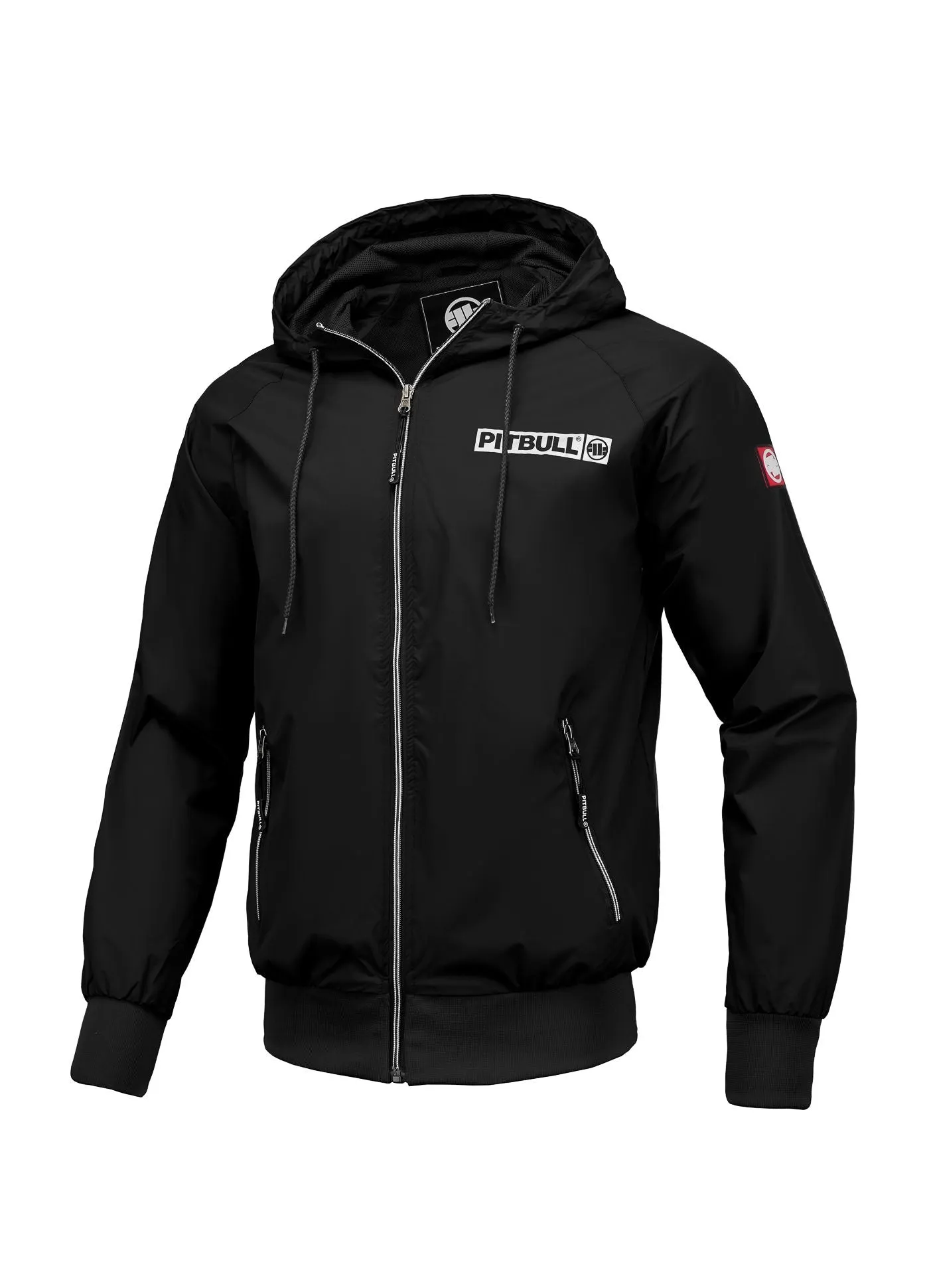 Men's transitional hooded jacket Athletic Logo