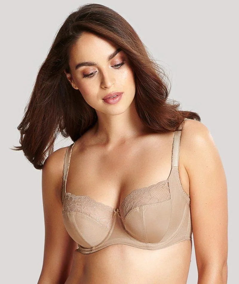 Panache Jasmine Underwired Balconnet Bra - Caramel