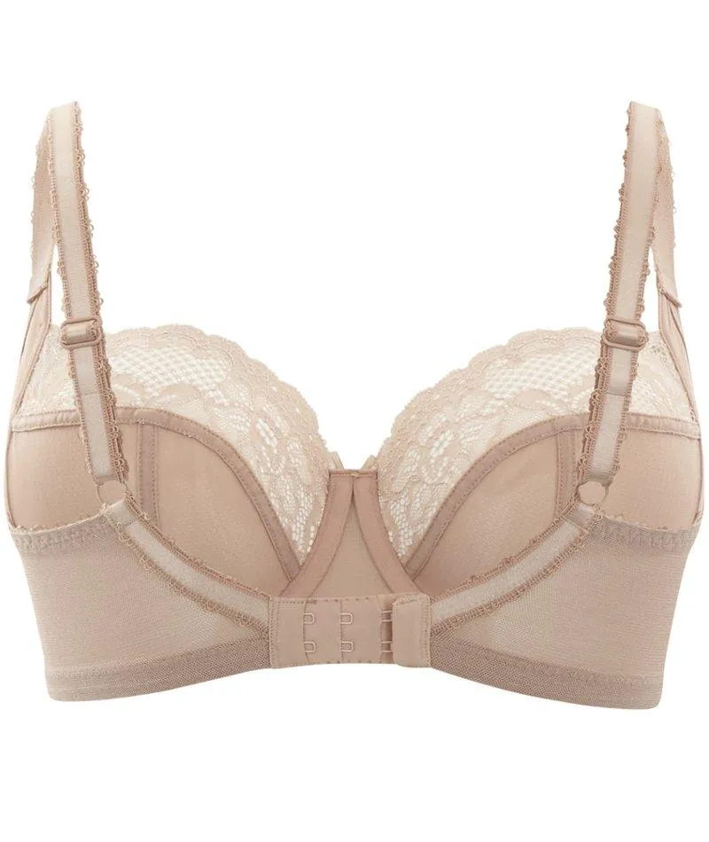 Panache Jasmine Underwired Balconnet Bra - Caramel