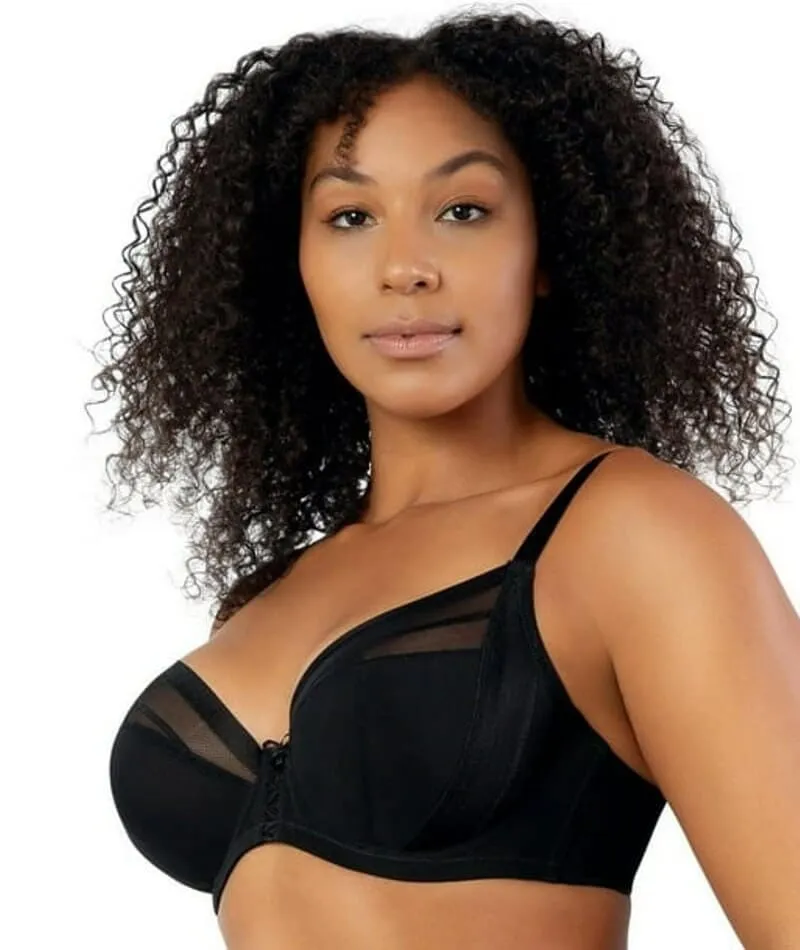 Parfait Shea Supportive Full Blast Plunge Bra - Black