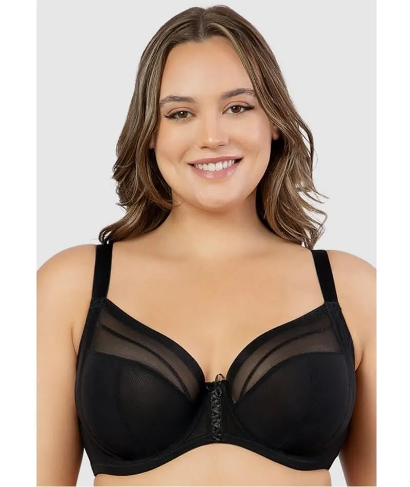 Parfait Shea Supportive Full Blast Plunge Bra - Black