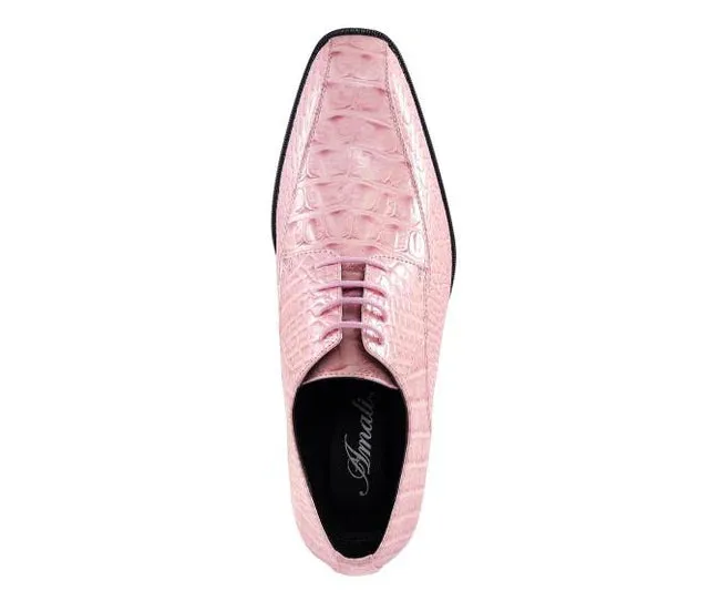 Pink Men's Harvey Lace-Up Dress Shoes