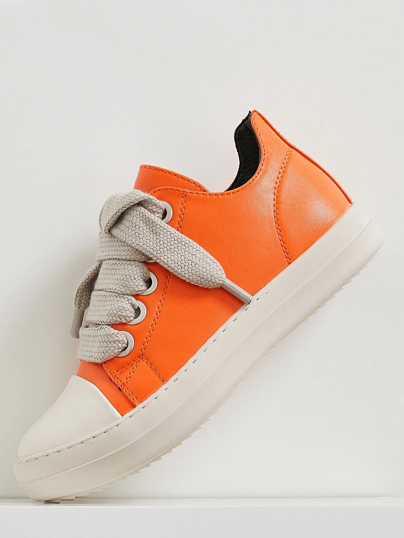 PU LEATHER LOW TRENDY  CASUAL SNEAKERS