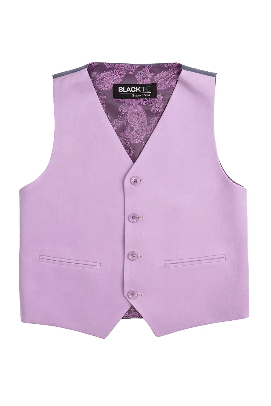 "Liam" Kids Lavender Suit (5-Piece Set)