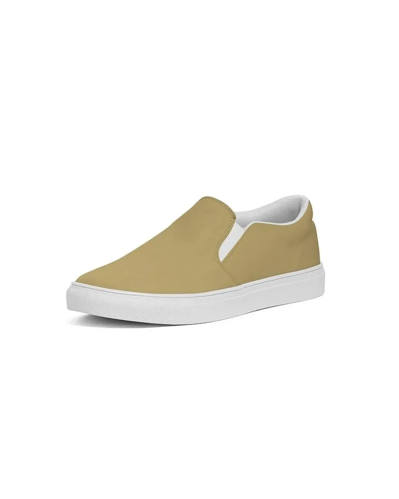 Shaded Pastel Yellow Slip-On Canvas Sneakers | Women's | C0M15Y60K30