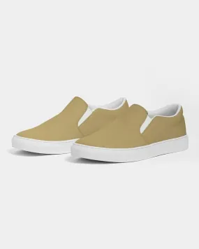 Shaded Pastel Yellow Slip-On Canvas Sneakers | Women's | C0M15Y60K30