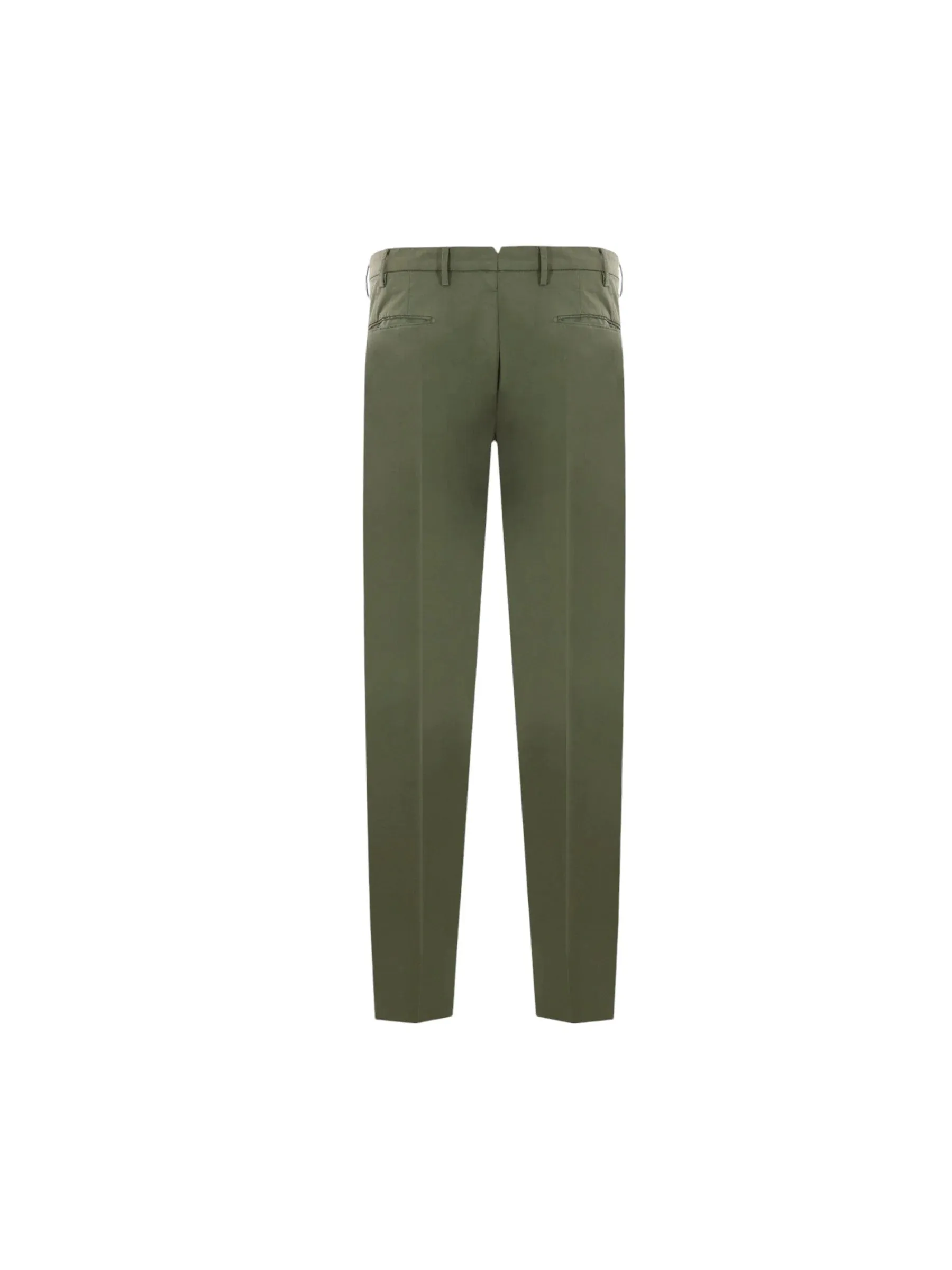 Slim-Fit Stretch Cotton Trousers