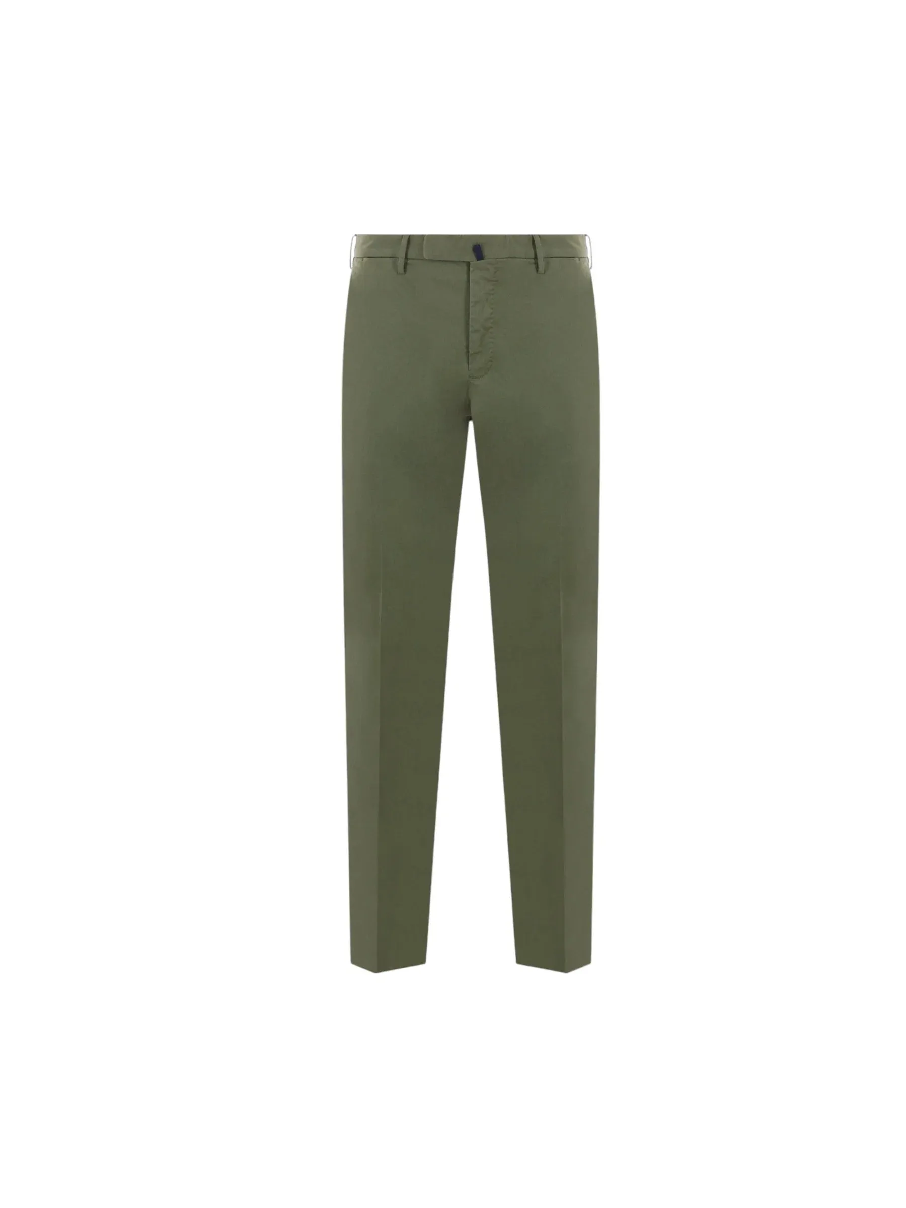 Slim-Fit Stretch Cotton Trousers