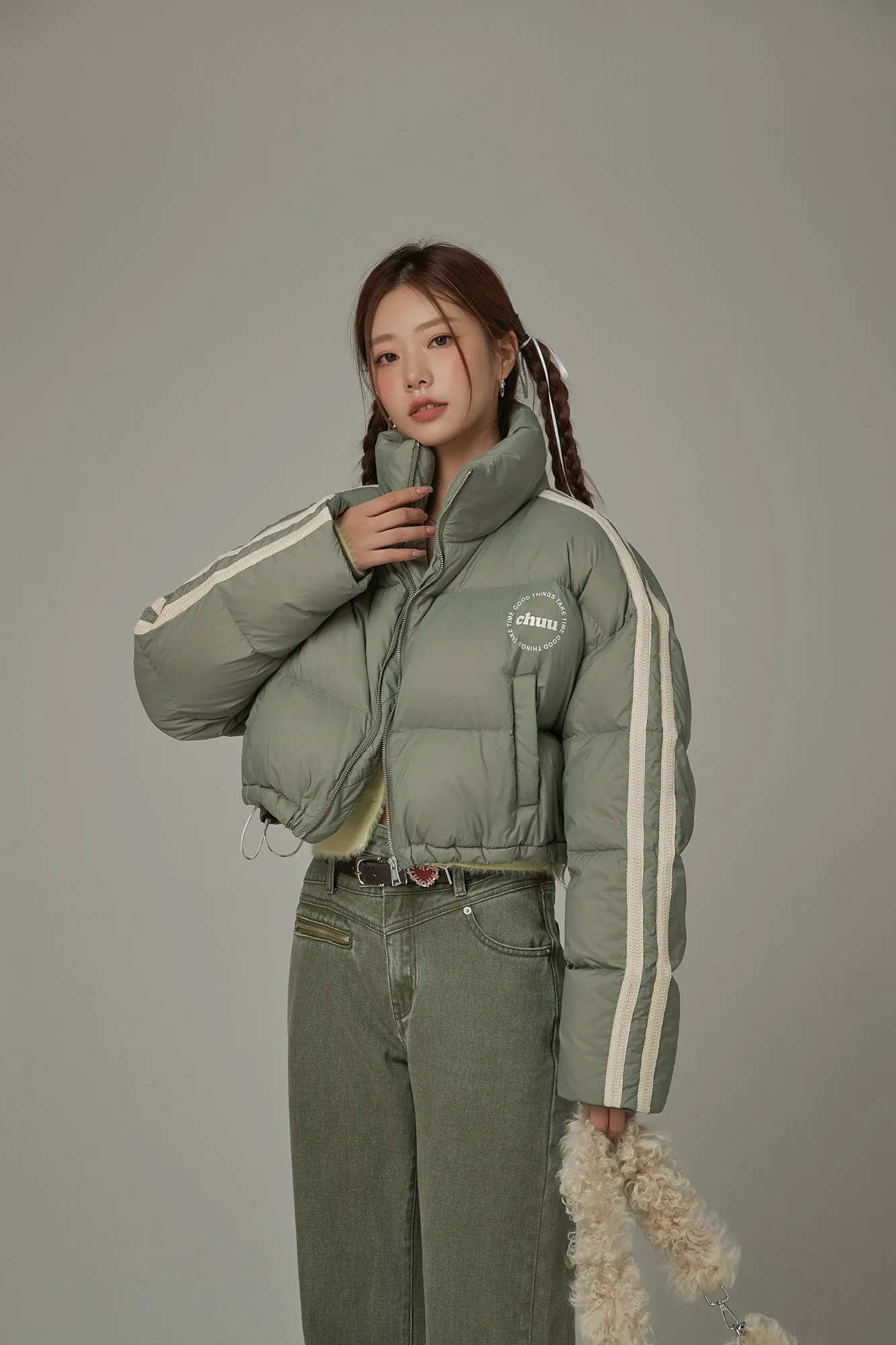 Sporty Crop Padded Jacket