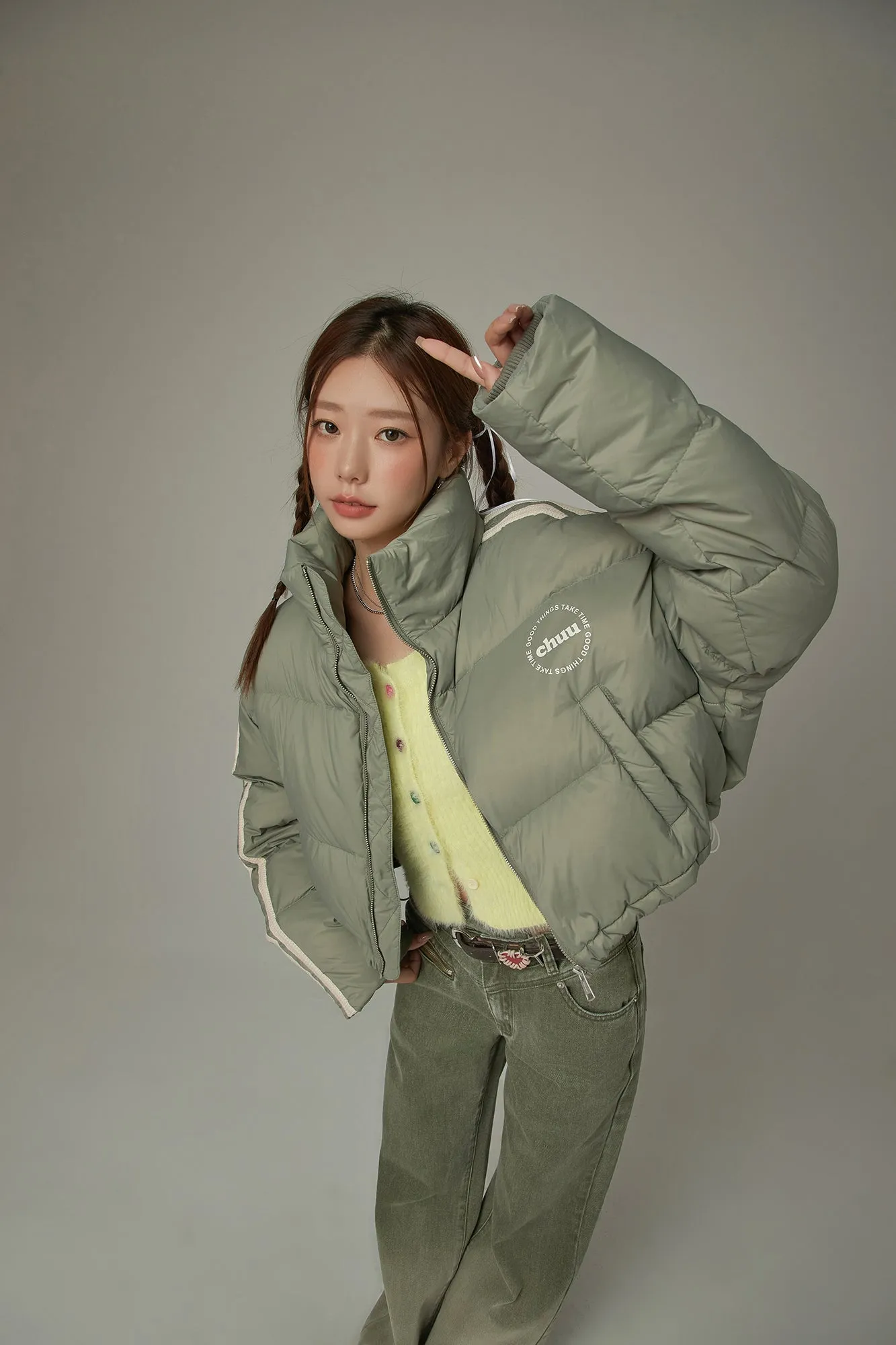 Sporty Crop Padded Jacket