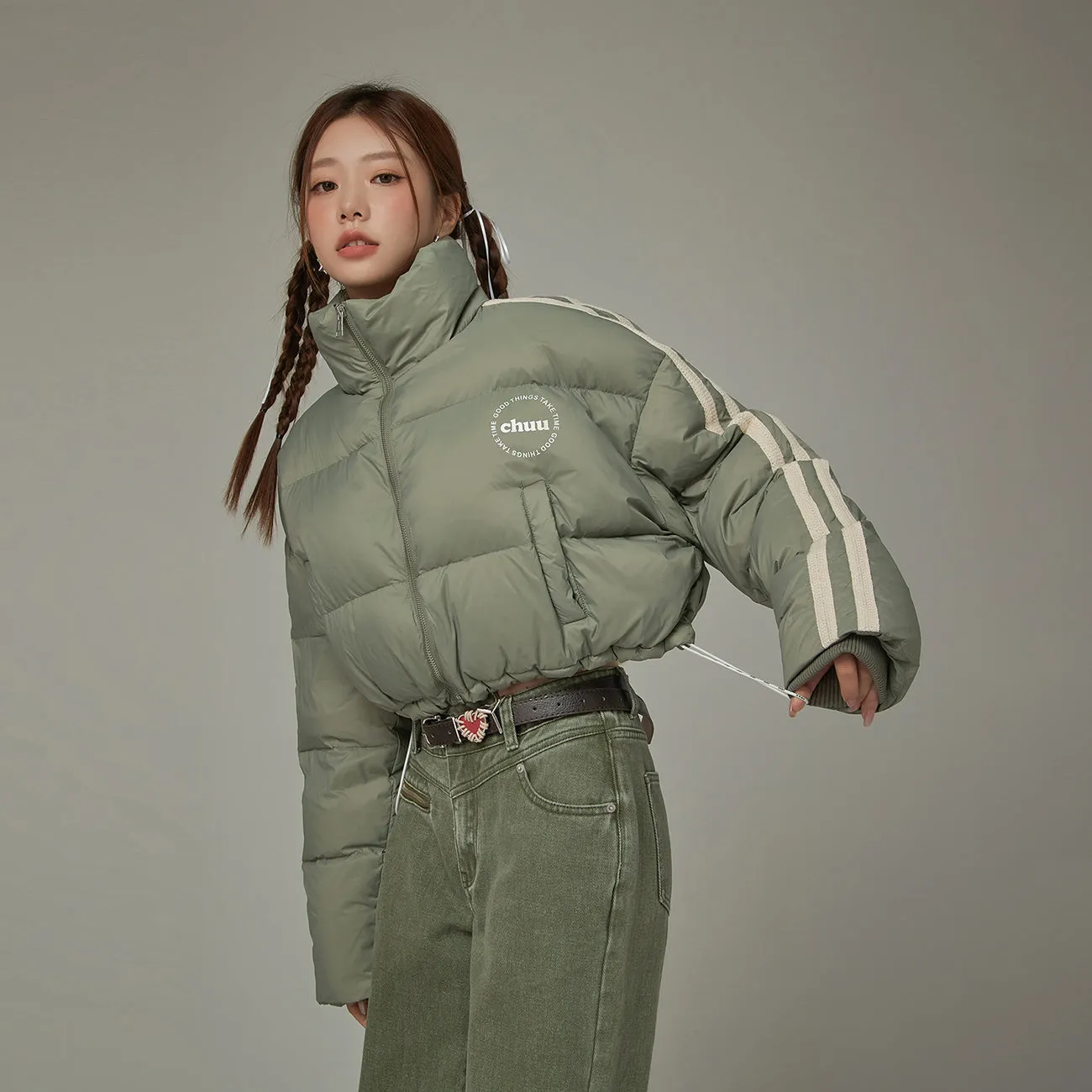 Sporty Crop Padded Jacket