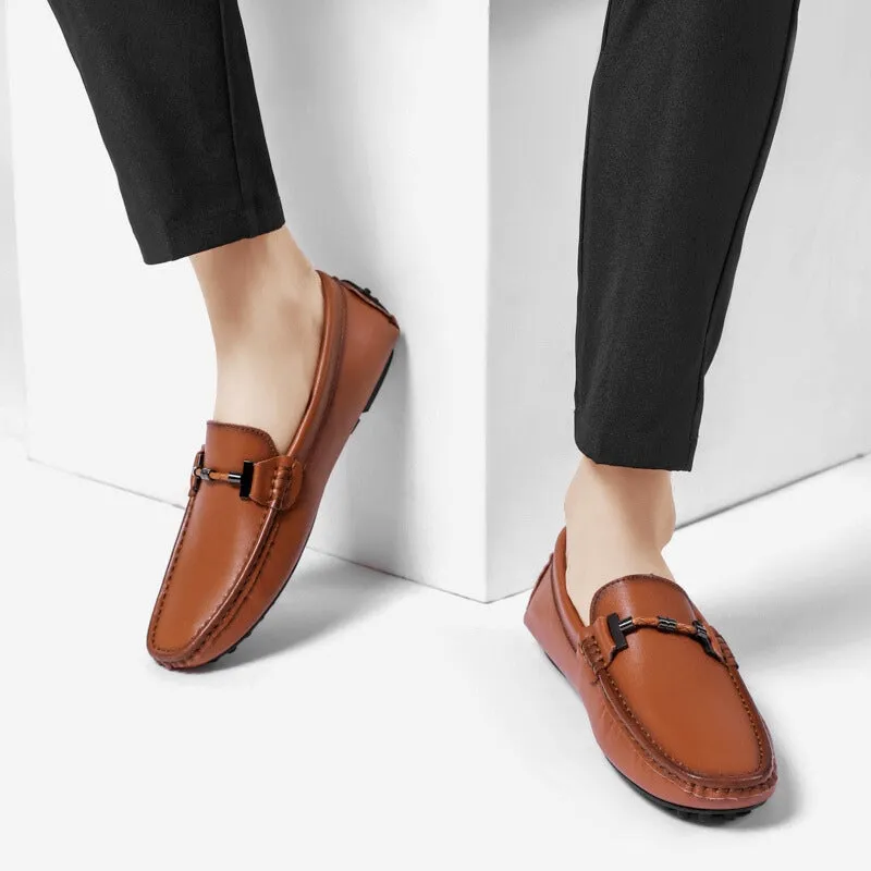 VITO REBEL GENUINE LEATHER LOAFERS