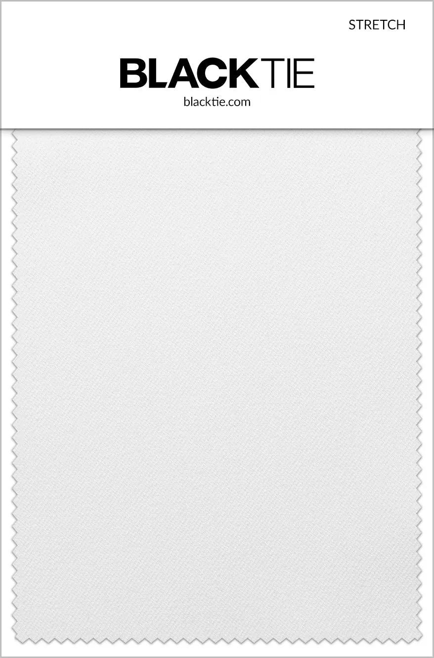 White Stretch Fabric Swatch