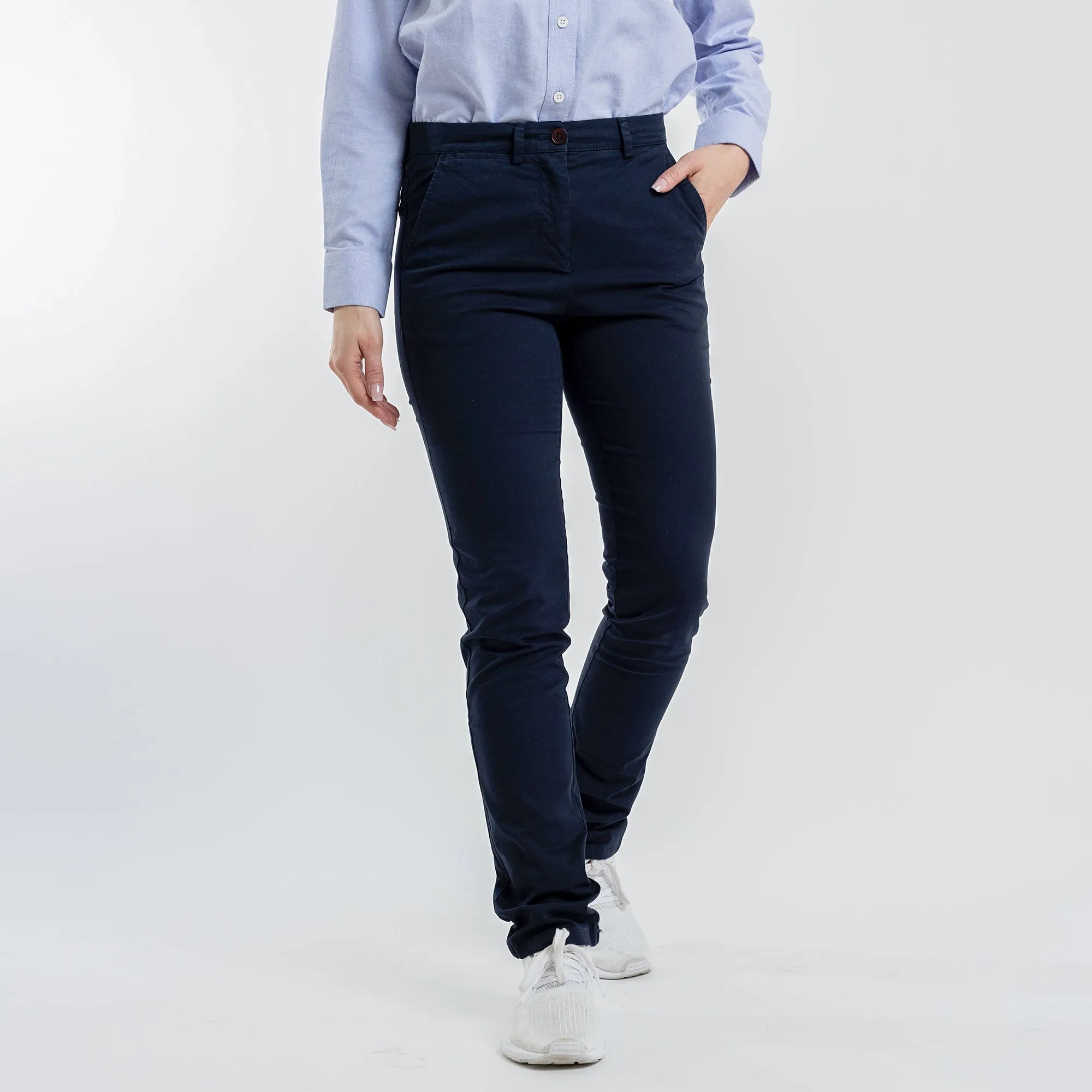 Women's Navy Stretch Service Chino